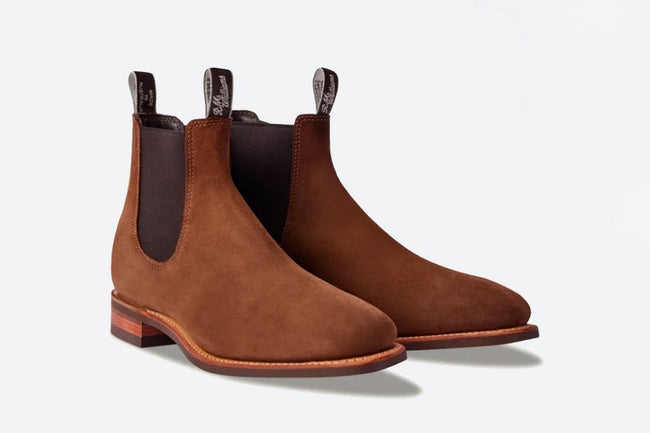RM Williams Brown Suede