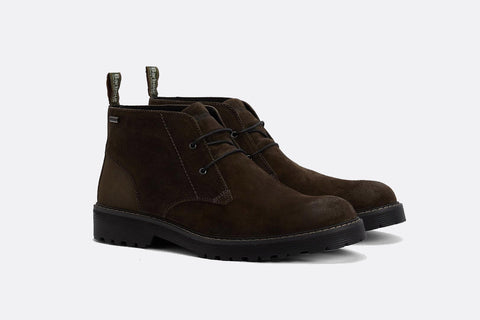 Barbour Patton Chelsea - Oiled Brown Suede