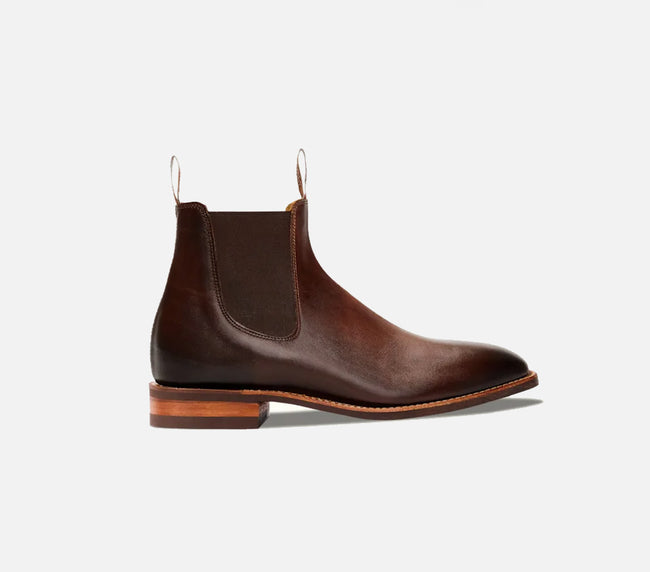 R.M. Williams Burnished Comfort Craftsman Boot - Bordeaux