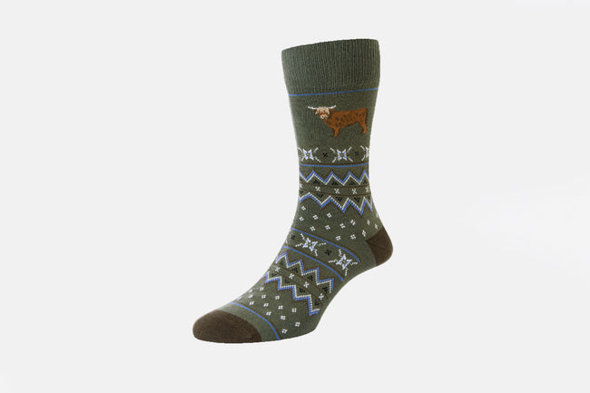 HJ Hall Country Animal Fairisle - HJ45 Socks
