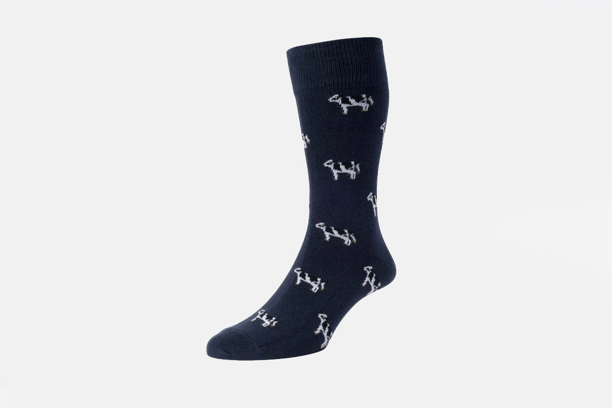 HJ Hall Cow - HJ62 Socks