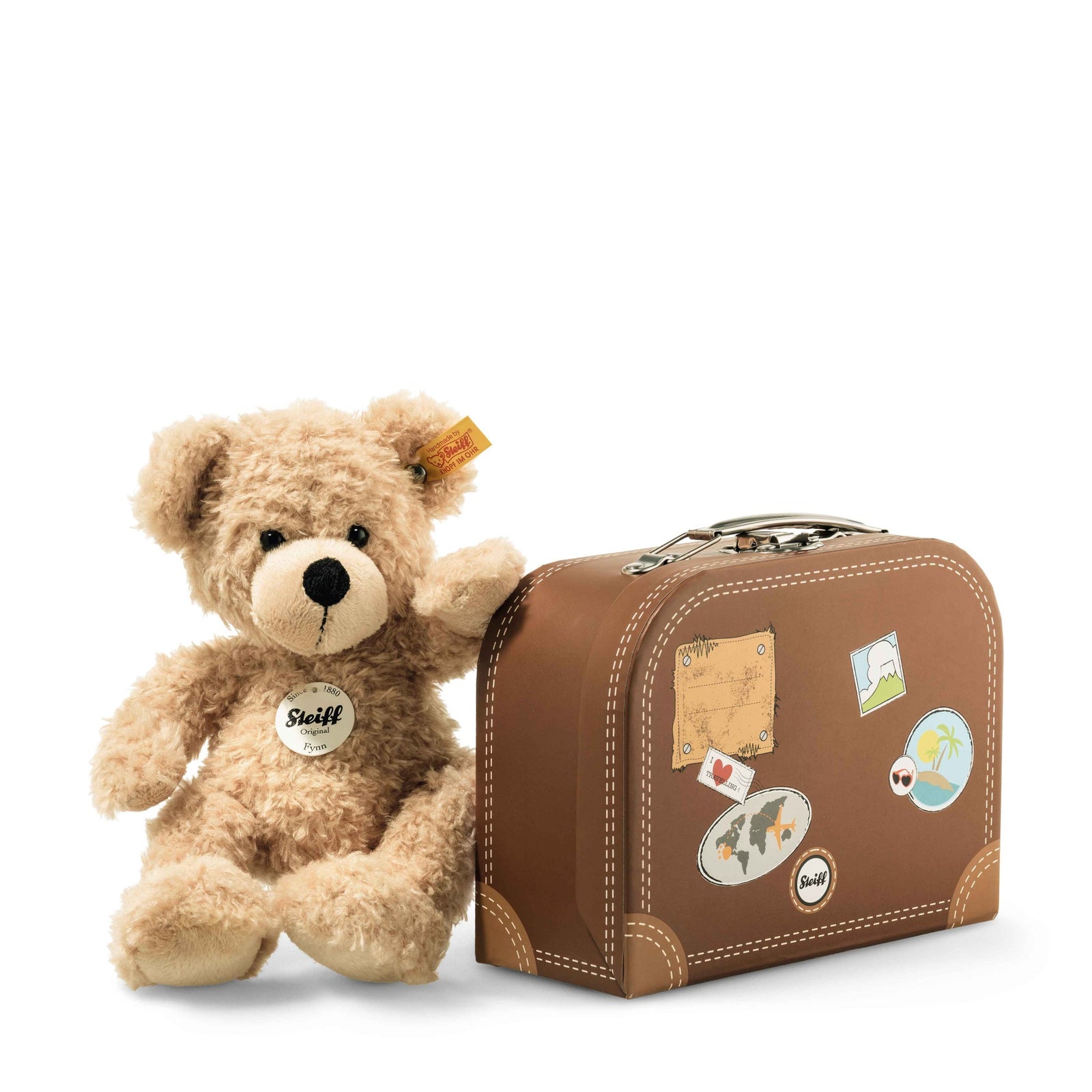 Steiff Fynn Teddy bear in suitcase - 111471