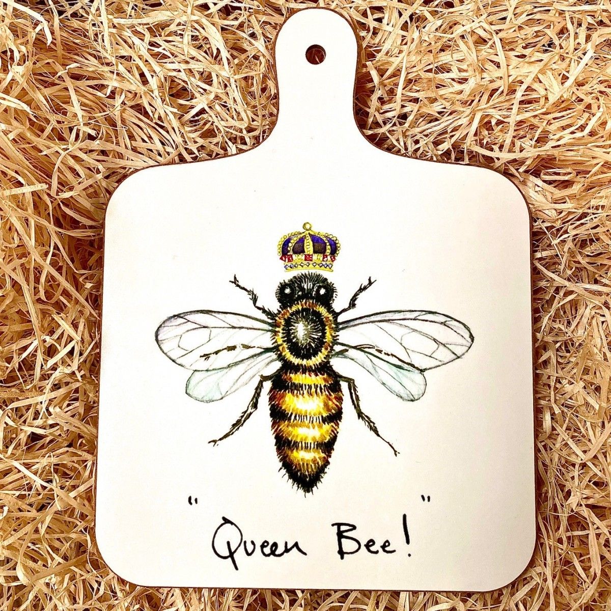 "Queen Bee!" Mini Chopping Board