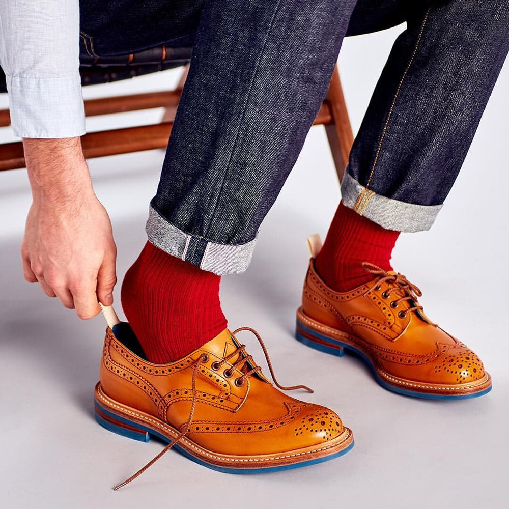 Tricker's Bourton Revival Acorn Antique Country Shoe – Anand Shoes