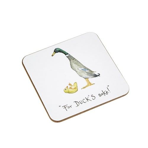 "For Ducks Sake!" Coaster