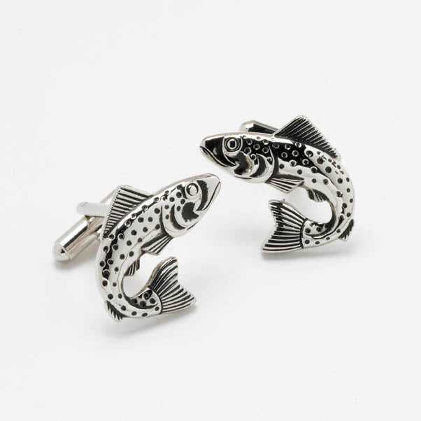 Leaping Trout Cufflinks