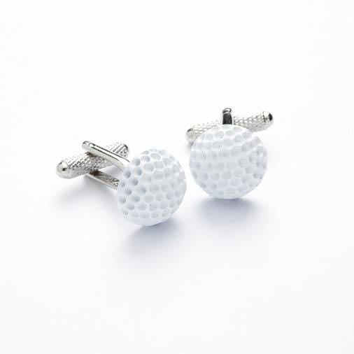 White Golf Ball Cufflinks 