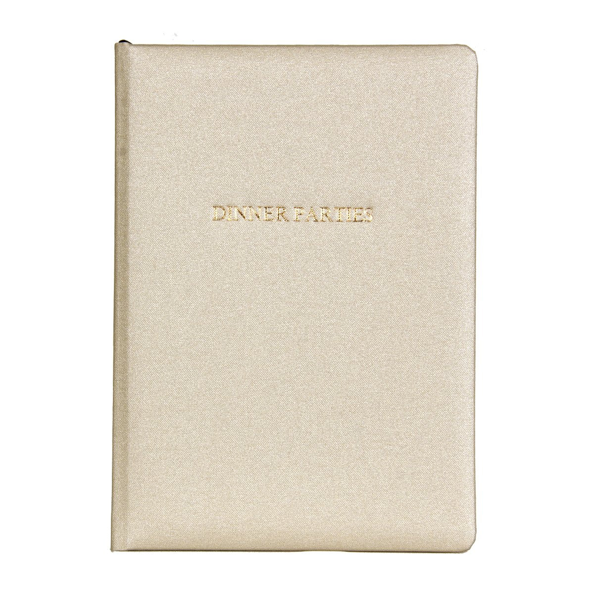 Metallic Buckram Dinner Party Book