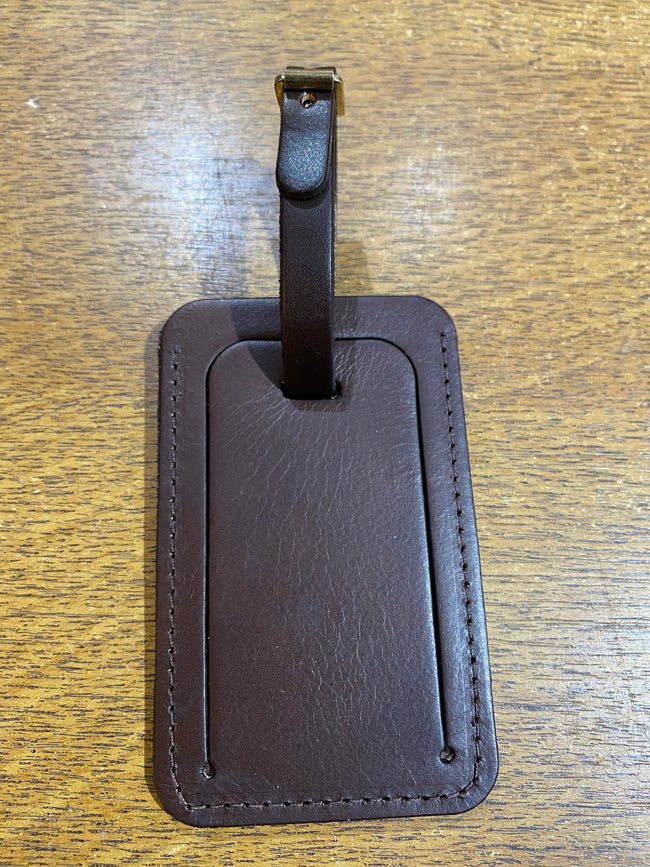 Personalised Leather Luggage Tag