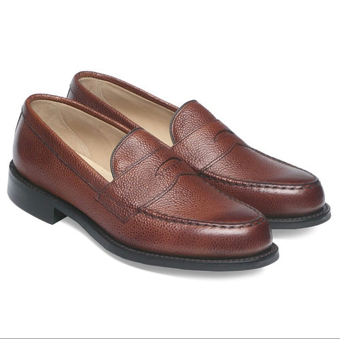 Cheaney Avon R Country Brogue in Dark Leaf Calf Leather