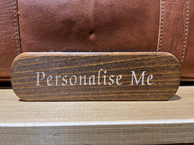 Personalised Engraved buffing brush