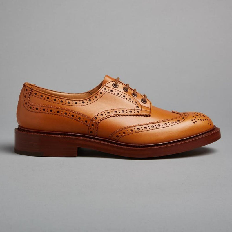 Trickers Bourton - Country Shoe available in Acorn, Marron