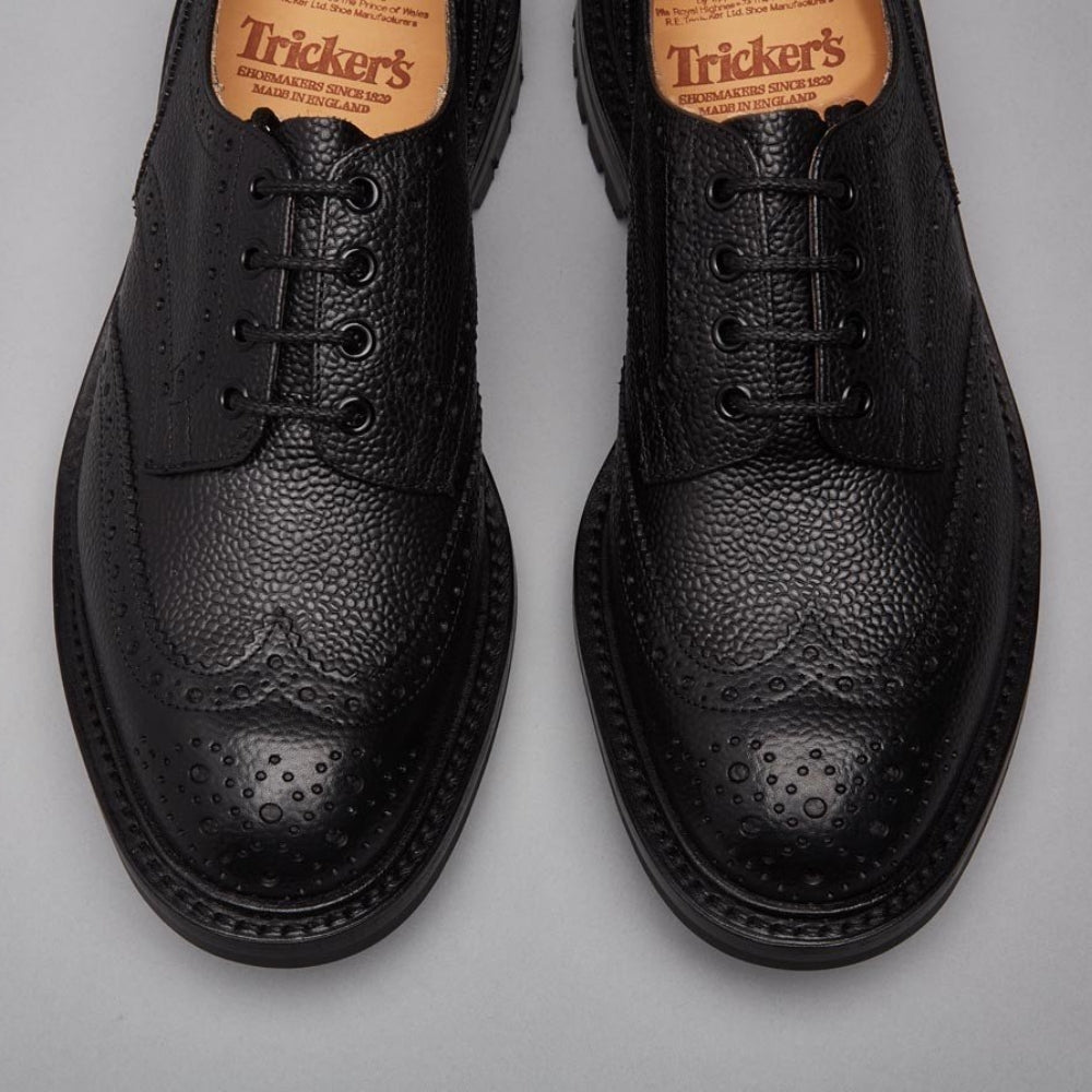 Trickers black shop brogues
