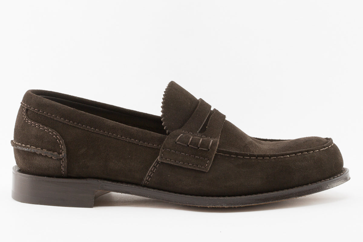 Church's Pembrey Loafers in Brown Castoro Suede 