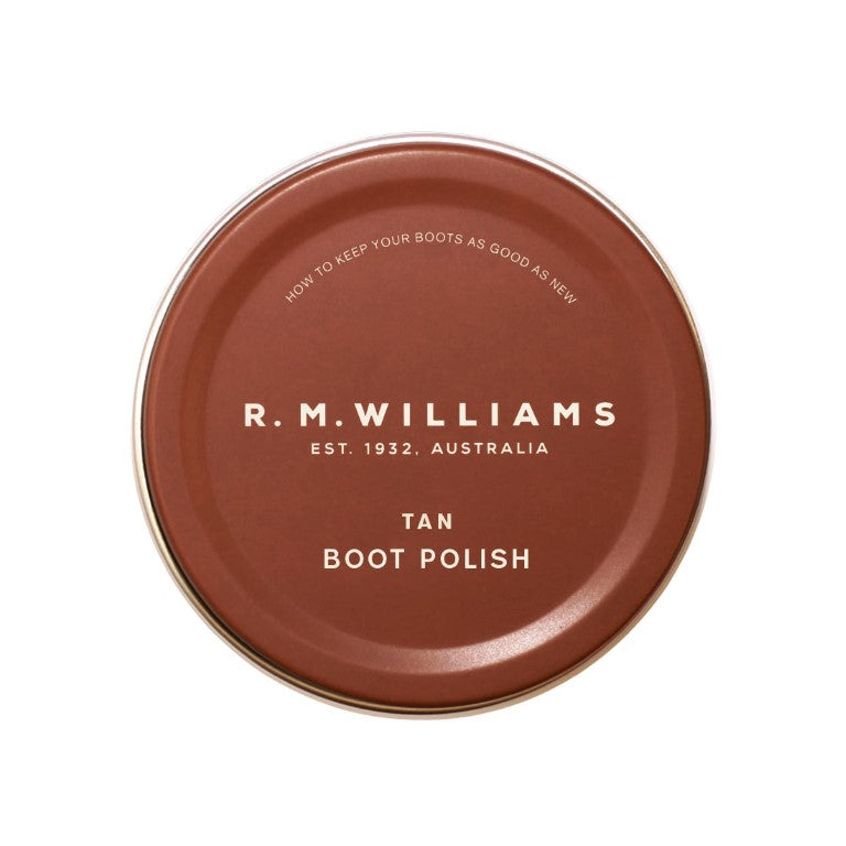 R.M.Williams Stockman's Boot Tan Polish